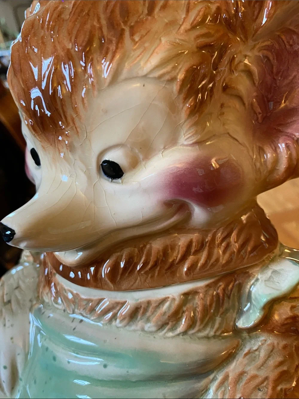 1950’s Vtg Brush McCoy Ceramic Bear Cookie/Biscuit Jar